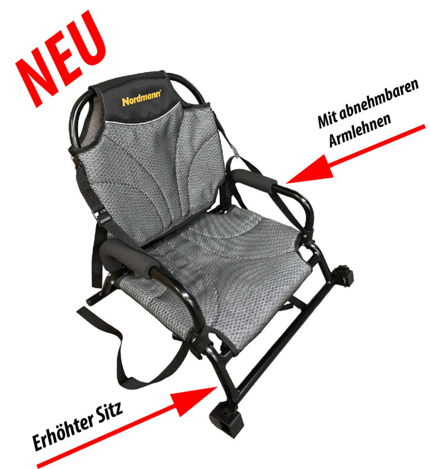 Nordmann® Hunter Angelkajak Sit on Top inkl. Zahnstangen-Pedalantrieb – Bild 12