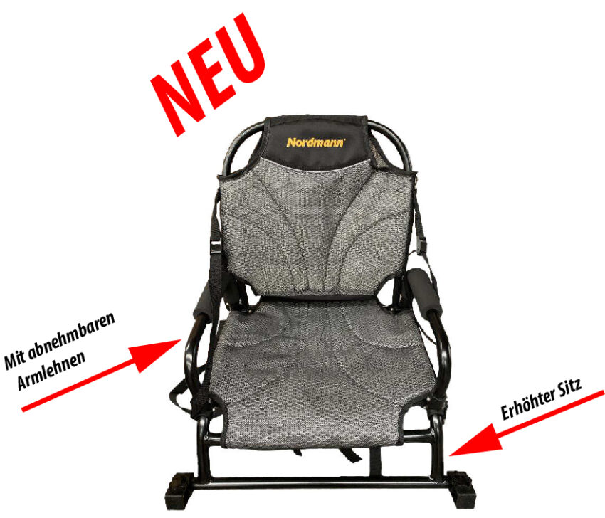 Nordmann® Hunter Angelkajak Sit on Top inkl. Zahnstangen-Pedalantrieb – Bild 8