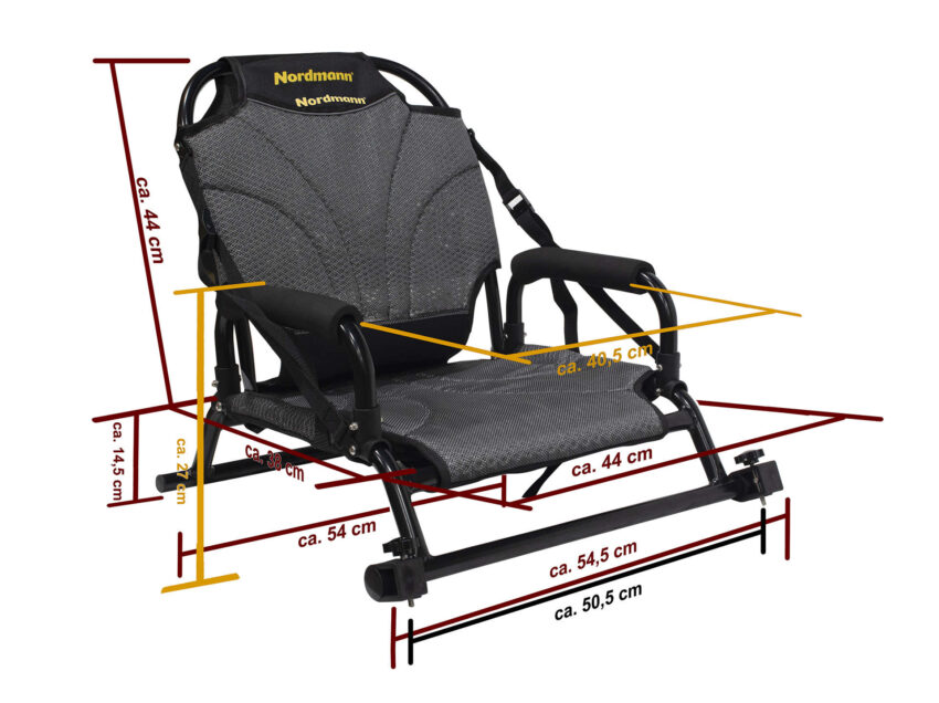 Nordmann® Hunter Angelkajak Sit on Top inkl. Zahnstangen-Pedalantrieb – Bild 9