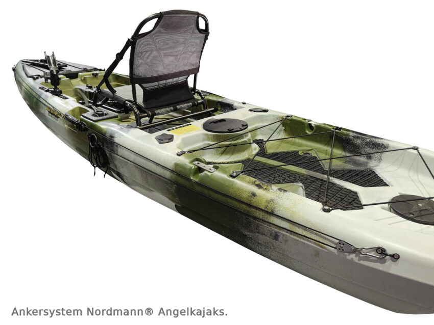 Nordmann® Orca Angelkajak Sit on Top inkl. Zahnstangen-Pedalantrieb – Bild 13